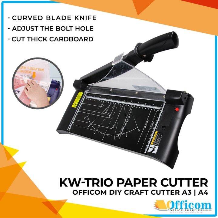 Paper Cutter A4 /A3 size with Laser Positioning Light KW-TRIO | Lazada PH