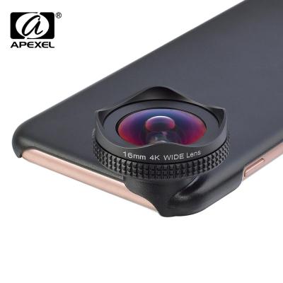 APEXEL HD 16mm 4K wide angle circular polarizing Filter wide CPL lens mobile phone Camera Lens kit for iPhone 6 6s plus xiaomiTH