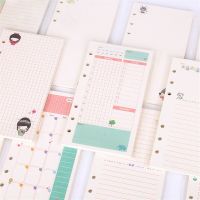 A5 A6 Kawaii 45 Sheets Loose-leaf Notebook Paper Refill Spiral Binder Index Inside Page Daily Monthly Weekly Agenda Note Books Pads