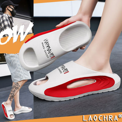 Laochra รองเท้าสลิปเปอร์สำหรับผู้ชาย,คู่รักรองเท้าสไลด์กลางแจ้งแฟชั่นมาใหม่ล่าสุดไม่ลื่นรองเท้าลำลอง