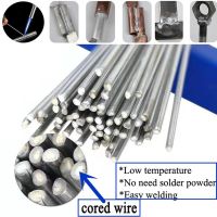 Low Temperature Easy Melt Aluminum Universal Welding Rod Cored Wire Rod Solder No Need Solder Powder Weld Bar Hand Tool Parts  Accessories