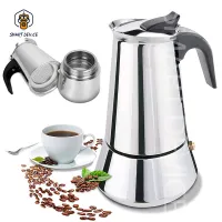 Moka Pot Stainless Steel Coffee Pots Espresso Geyser Coffee Maker Stove Classic Coffeeware Filters Mocha Latte Percolator