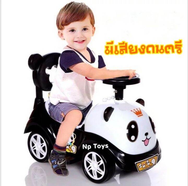 toykidsshop-รถขาไถ-รถขาไถเด็ก-ขาไถเด็กนั่งเจ้าแพนด้า-มีเสียงดนตรี-no-10094