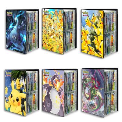 ✆❡☃ Anime 240Pcs Pokemon Cards Kawaii Album Books Game Charizard Pikachu Anime Toys Collection Card Pack Collection Booklet Kids Toy
