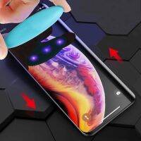 ✠☑¤ UV Tempered Glass for IPhone13 12 11 Pro Max Mini Screen Protector for IPhone 7 8 Plus 6 6S X XS Max XR Protective Film