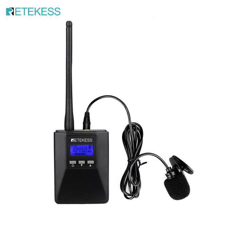 Retekess TR506 Portable FM Transmitter, Low Power FM Transmitter for