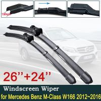 สำหรับ Mercedes Benz M เจล ML คลาส W166 2012 ~ 2016ใบปัดน้ำฝนรถยนต์ที่ปัดน้ำฝนกระจกหน้าอุปกรณ์เสริมรถยนต์2013 2014 2015