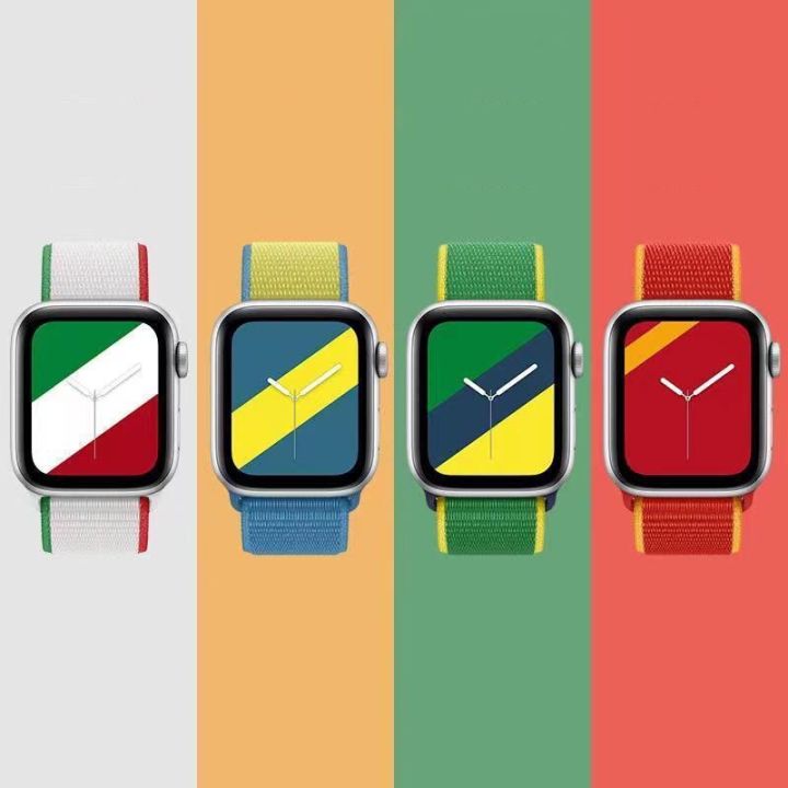 สายถักแบบใหม่สำหรับนาฬิกา-apple-41มม-45มม-สายผ้าไนลอน44มม-40มม-42มม-38มม-i-watch-series-8-7-6-se-5-4-3สายนาฬิกา