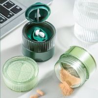 【YF】 Pill Cutter Box Grinder Splitter Medicine Mini Drug Tablet Waterproof Sealed Preservation Travel Storage
