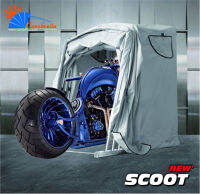 เต็นท์จอดรถมอเตอร์ไซค์พับเก็บได้รุ่น SCOOT ALUMINIUM