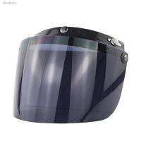 ☇ Windproof 3-Snap Visor Lens Shield for Motorcycle Helmets Flip Up Down Open Face Anti glaring Helmet Accessories