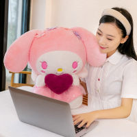 ตุ๊กตาผ้ากำมะหยี่ Boneka Mainan เมโลดี้ลายการ์ตูนสำหรับเด็กผู้หญิงคอลเลกชันตกแต่งของขวัญลายซานริโออนิเมะทำนองตุ๊กตาหนานุ่ม