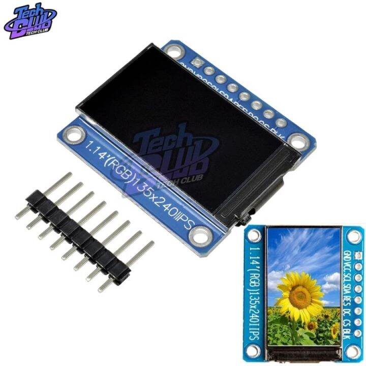 LCD IPS TFT Module 1.14" 135x240 OLED SPI ST7789 for Arduino ESP8266 ...