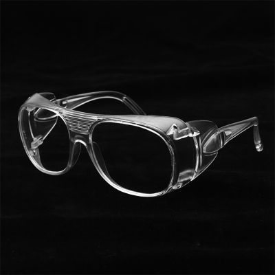 [COD] แว่นตาขายตรง แว่นตาป้องกันแรงงาน แว่นตาป้องกันโปร่งใส มู่ลี่กันน้ำลายสาดลมและฝุ่น 2010