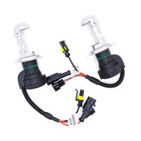 【CW】 2Pcs 35W 55W H4 Hi/Lo HID Xenon Light Bulb 4300K 6000K 8000K 12000K 12V Car Auto Bi Xenon Headlight Replacement Kit