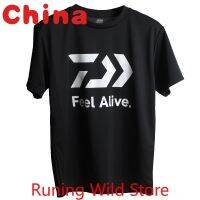 【CW】 Fishing T Shirt Outdoor Drying Protection Anti UV Men Breathable Short Sleeve