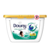 Downy Downy เจลบอลซักผ้า สำหรับตากในร่ม สีเขียว 356 กรัม 18 ชิ้น