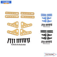 CUIXI ที่ยึดโช้คอัพโช้คอัพคู่ทำจากโลหะขาตั้งสำหรับ SCX10 TRX4 TRX6 D90 90046 90047 1/8 1/10รถ RC