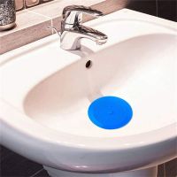 Silicone Bathtub Stopper Leakage proof Drain Cover Sink Hair Stopper Tub Flat Plug Stopper Bathroom Accessories