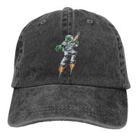 Alien In An Astronaut Suit With Laser Gun Baseball Cap cowboy hat Peaked cap Cowboy Bebop Hats Men and women hats