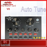 Sound card V8 có Auto Tone dành cho micro thu âm BM800 Mic Thu Âm BM900 thumbnail