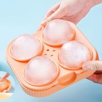 Limited Time Discounts Silicone Ice Ball Maker Large 6.5Cm 3D Big Round Sphere High Balls Ice Shape Cube Mold Tray For Whiskey Cocktail Bar Tools