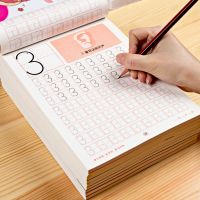 6 Books/Set for Children Learning Math Copybook Numbers 0-100 Handwriting Practice Books Chinese Character Strokes Baby Beginner