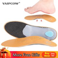 Leather orthotic insole for Flat Feet Arch Support orthopedic shoes sole Insoles for feet men women Children O/X Leg corrigibil Shoes Accessories