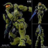 Figma ฟิกม่า จากเกมส์ Halo Infinite เฮโลอินฟินิต Master Chief John 117 มาสเตอร์ ชิฟ ทหาร คอมมานโด 1/12 Mjolnir Mark VI Spartan II Action Figure แอ็คชั่น ฟิกเกอร์ โมเดล Model Cartoon Anime Hobby Manga Gift อนิเมะ มังงะ ขยับได้ ของขวัญ ตุ๊กตา ของสะสม