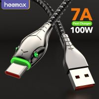 7A USB Type C Cable 100W for Honor 70Pro Huawei Fast Charging Wire USB-C Charge Cord for Samsung Xiaomi OPPO Realme VIVO OnePlus Cables  Converters