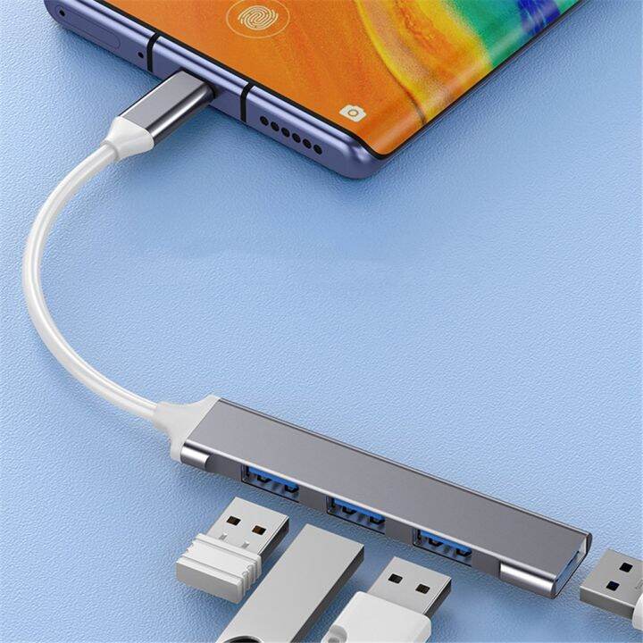 usb-4พอร์ต3-0ฮับ-usb-พอร์ต-usb-ตัวแยกฮับความเร็วสูงชนิด-c-5gbps-สำหรับคอมพิวเตอร์พีซีอุปกรณ์เสริมฮับหลายพอร์ท4-usb-3-0-2-0พอร์ต