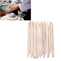 10pcsset Perfect Wood Carving Crafts Wooden Clay Sculpture Cutter Pottery Sharpen Modeling Little Figurines Pottery Tools