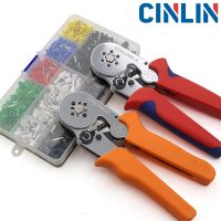 Crimping Pliers &amp; Ferrule Terminals Set Tube Bootlace VE&amp;TE Terminals Kit Hand Tools Electrician Crimper HSC8 6-4 6-6