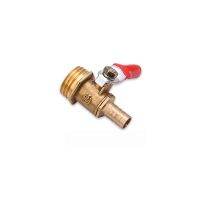 6/8/10/12mm Hose Barb 1/8 1/4 3/8 1/2 Male Thread Brass Ball Valve With Red Handle For Water Oil Gas Pipe Fittings