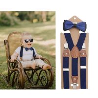 New Fashion Boys Girls Kids Adjustable Elastic Y-back Braces Baby Suspenders Bow Tie Set Butterfly Necktie Wedding Ring Bear Boys Clothing