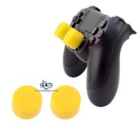 Silicone Concave XL Tall Thumb Grip Caps Joystick Thumbstick For PS4 Xbox ONE Xbox 360 Wii U Controller - Yellow ซิลิโคนอนาล็อก [จุกยาง] แบบทรงสูงเว้า สีเหลือง