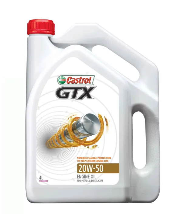 Castrol GTX 20w50 4 Litre car engine oil Lazada