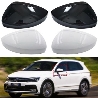 อะไหล่กระจกมองหลังรถยนต์ S39ซ้ายขวาสำหรับ VW Tiguan 2017 2018 2019 2020กระจกข้างหมวกแก๊ปมีปีกที่อยู่อาศัย