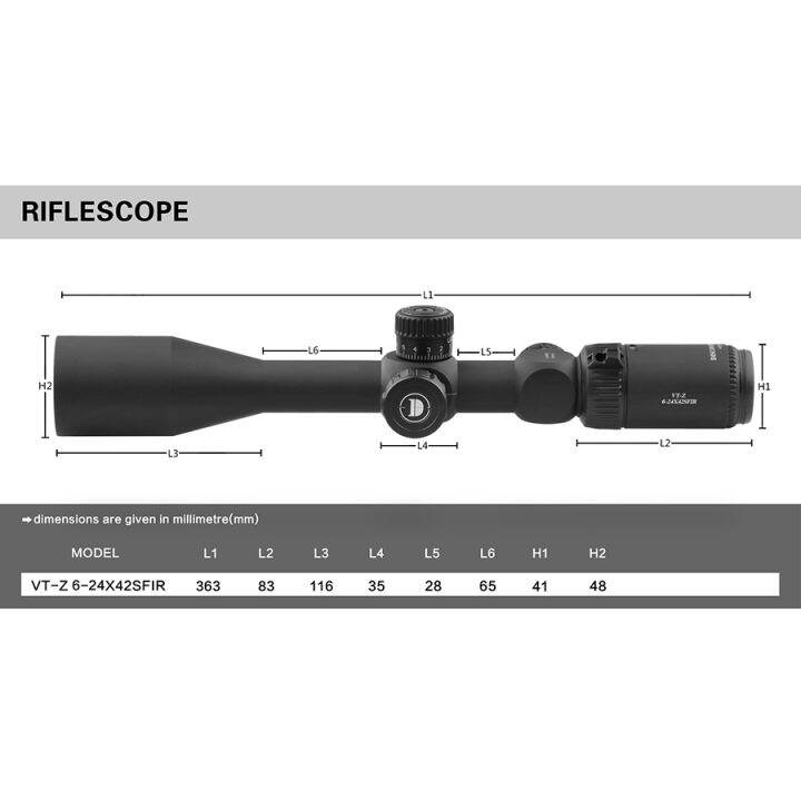 discovery-vt-z-6-24x42sfir-ของแท้ใหม่เอี่ยม-2023รุ่นใหม่-สายตาโลหะซูมซูมสายตา-hd-ป้องกันการกระแทกข้ามนก-finder-aaa-คุณภาพ-metal-sights-hd-zoom-anti-shock-cross-bird-sight