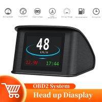 {:“--” HUD OBD2 Headup Display สำหรับรถยนต์อัจฉริยะมาตรวัดความเร็วรอบอุณหภูมิน้ำดิจิตอลการใช้งานเชื้อเพลิงระบบสมาร์ทคาร์อุปกรณ์เสริมรถยนต์