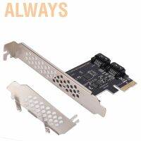 [READY STOCK] อะแดปเตอร์ PCI Express to SATA 3.0 2-Port Expansion