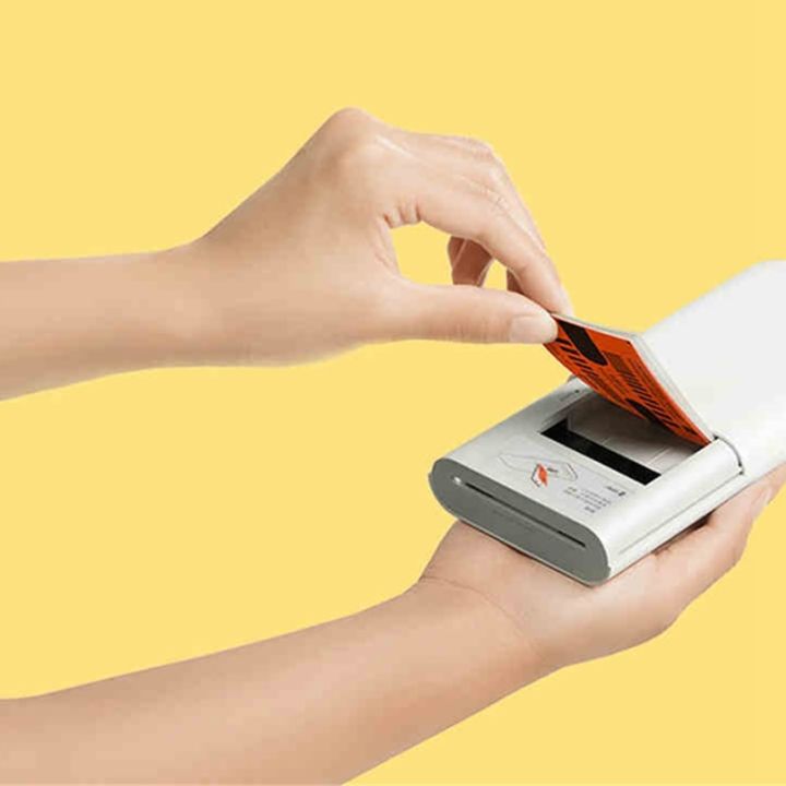 xiaomi-mijia-ar-printer-300dpi-กระเป๋าเล็กสำหรับใส่ภาพถ่ายแบบพกพาพร้อมกระดาษพิมพ์เครื่องพิมพ์ฉบับกระเป๋าเครื่องพิมพ์ภาพ500mah