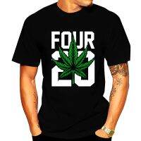 2023 Men Tshirts Print Weed 420 Its Time ชามาริจูน่า ที่สุดเสื้อยืด O-Neck cotton t-shirt