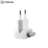 FEBRAIN 1PC สำหรับไอแพด คอมพิวเตอร์โน้ตบุ๊ค พาวเวอร์ซัพพลาย ที่ชาร์จ ปลั๊กสหภาพยุโรป อะแดปเตอร์แล็ปท็อป หัวเป็ด