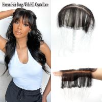 【DT】hot！ Human Hair Bangs With Blunt Cut No Clip Extensions Temperature Hairpiece