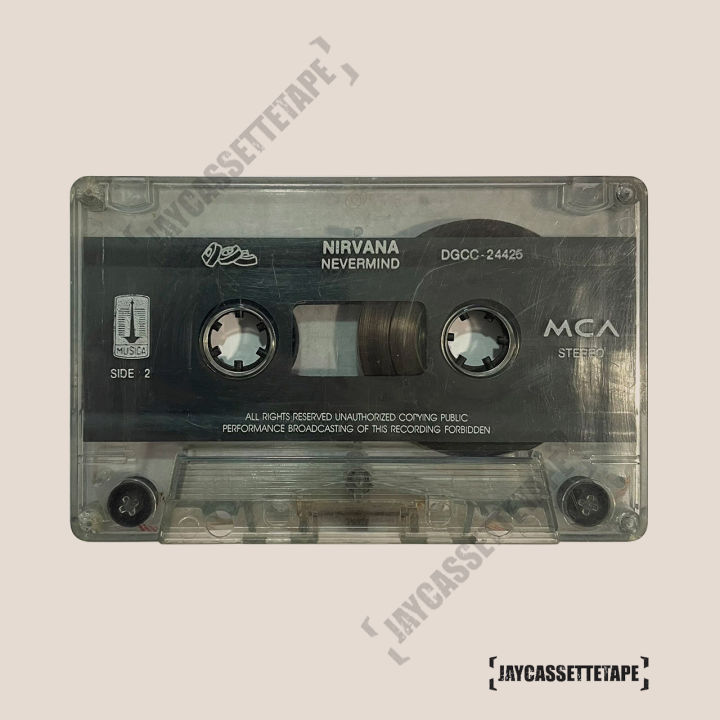 nirvana-อัลบั้ม-nevermind-เทปเพลง-เทปคาสเซ็ท-cassette-tape-เทปเพลงสากล