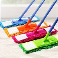 Extendable Microfibre Floor Mop Cleaner Sweeper Wooden Laminate Tile Wet Dry Floor Cleaner Home Cleaning Supply Flat Mop