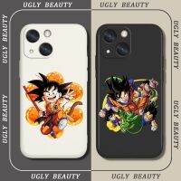 {Haojia เคสโทรศัพท์} D-ดราก้อนบอล DBZ Son Goku เคสโทรศัพท์สำหรับ iPhone 6 6S 7 8 Plus X XR XS 11 12 13 14 Pro MAX เคส Funda เชือกของเหลวขนาดเล็ก