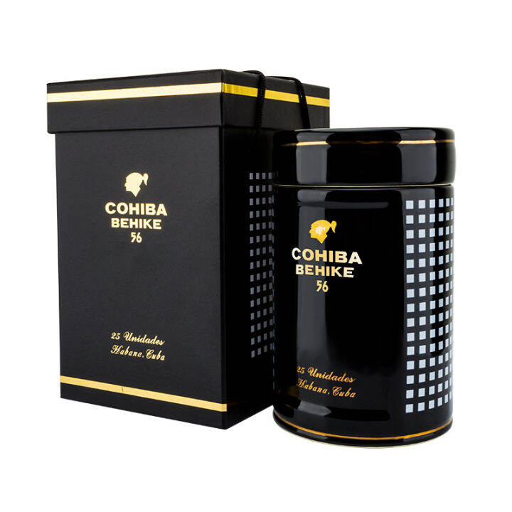 COHIBA Ciga Ceramic Moisturizing Jar Gift Box with Humidifier Cedar