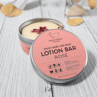 Solid Hand and Body Lotion Bar - Rose